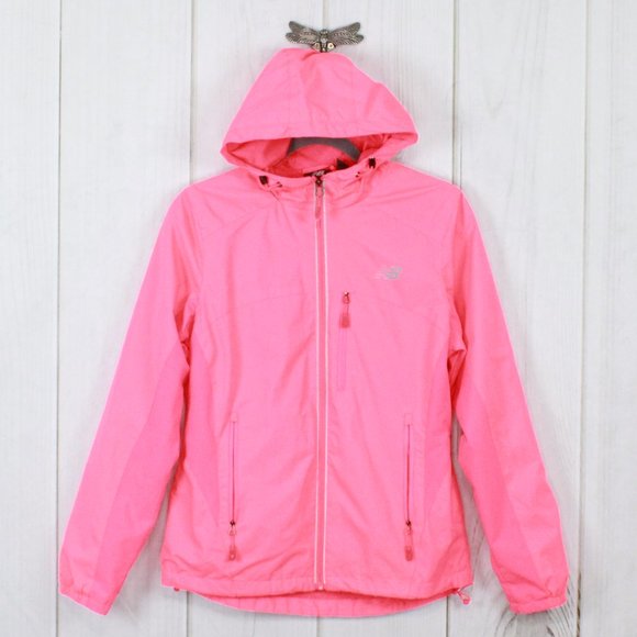 New Balance Jackets & Blazers - NEW BALANCE Lightweight Full Zip Hooded Jacket S
